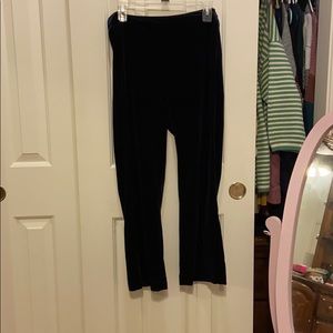 Velvet navy blue pants